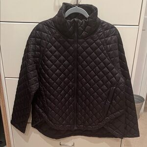 Athleta Black Quilted Jacket NWOT